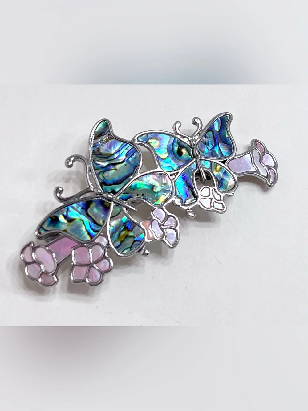Abalone Butterfly Hair Clip